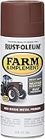 Vista 11 de Rust-Oleum Farm & Implement 280176 - Pintura esmaltada, galón, naranja (Allis Chalmers Orange)