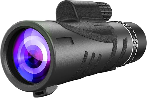 12×50 Portable Monocular Telescope,BAK4 Prism Lens Suitable for Smart Phones Suitable for Outdoor Camping Bird Watching