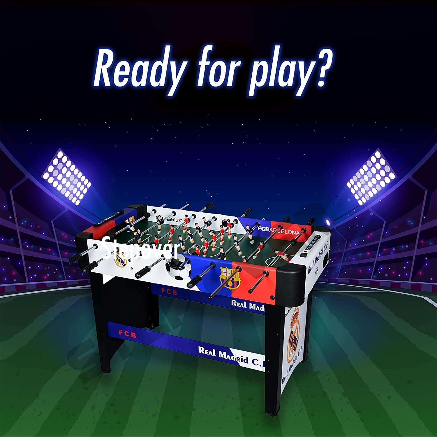 STEP OVER Dominator Strongman Foosball Table ||Limited Edition || Strong and Sturdy Model for Adults & Kids ||Home, Office, Resorts, Hotels, Schools || Heavy Duty || 2025 Edition (Dominator) - Image 6 thumbnail