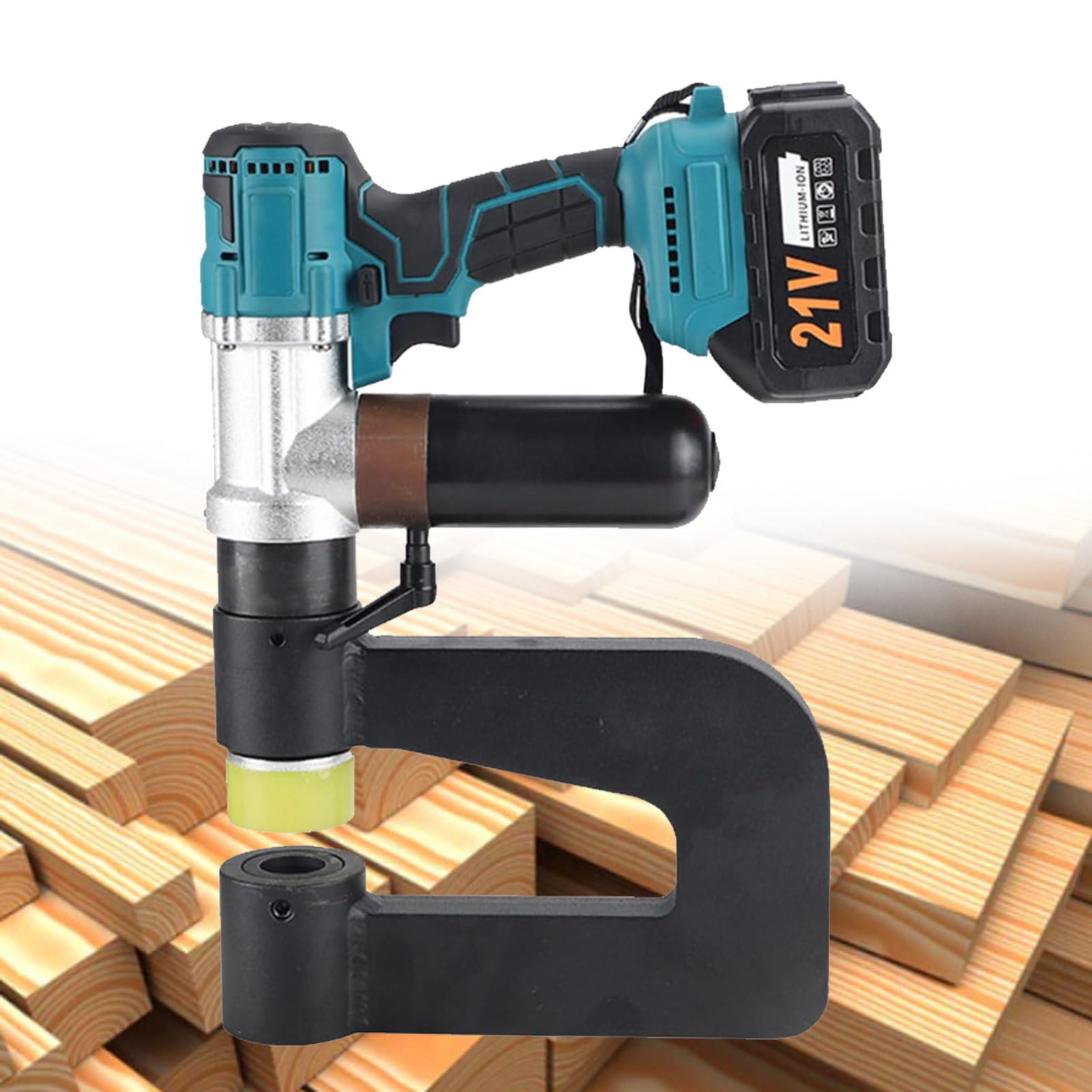 Kabelloser hydraulischer Locher für Stahl und Aluminium – schnelle 5-Sekunden-Stanzlösung mit Doppelbatterien für Metallarbeiten auf der Baustelle