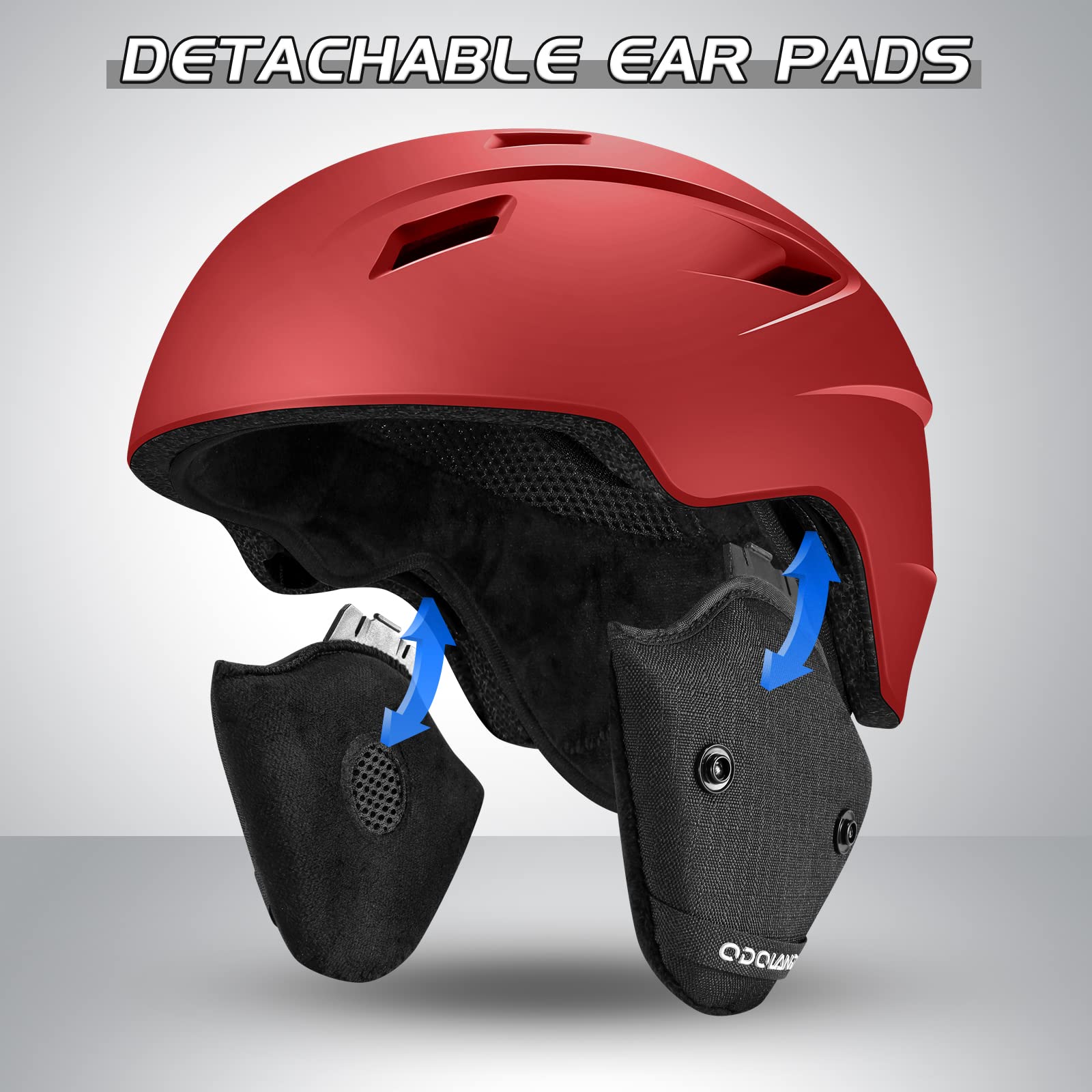 Odoland Kit di Casco Sci con Maschera Sci, Casco Snowboard per Uomo Donna Adolescenti, Casco Ski Regolabile e Occhiali Sci UV400 Proteczione, per Sport Invernali All'aperto
