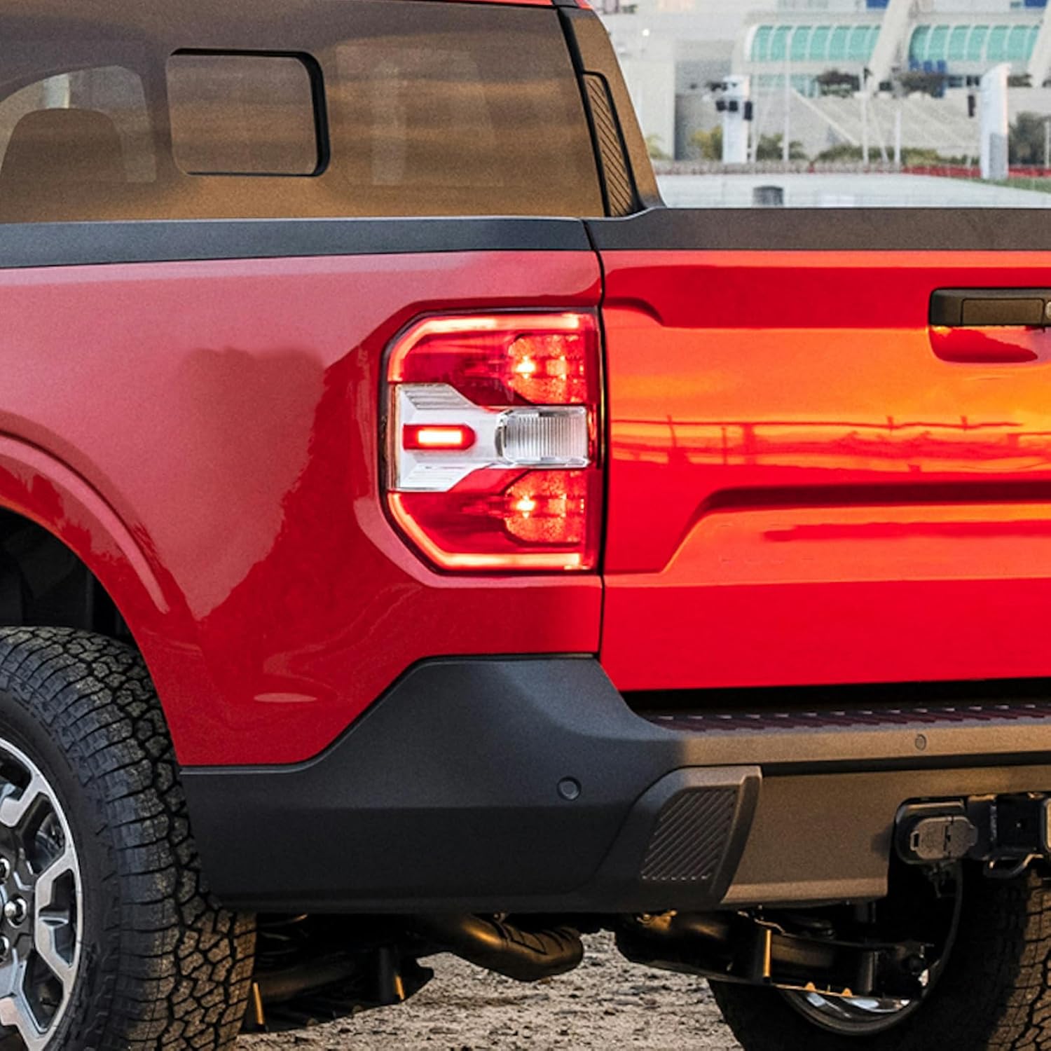 LED Type Tail Light Rear Lamp Assembly Compatible with 2022-2025 Ford Maverick Lariat Left Driver Side NZ6Z-13405-B FO2800289