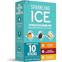 Sparkling Ice Hydration, On-The-Go, Zero Sugar Variety Drink Mix Packets, 10 pack