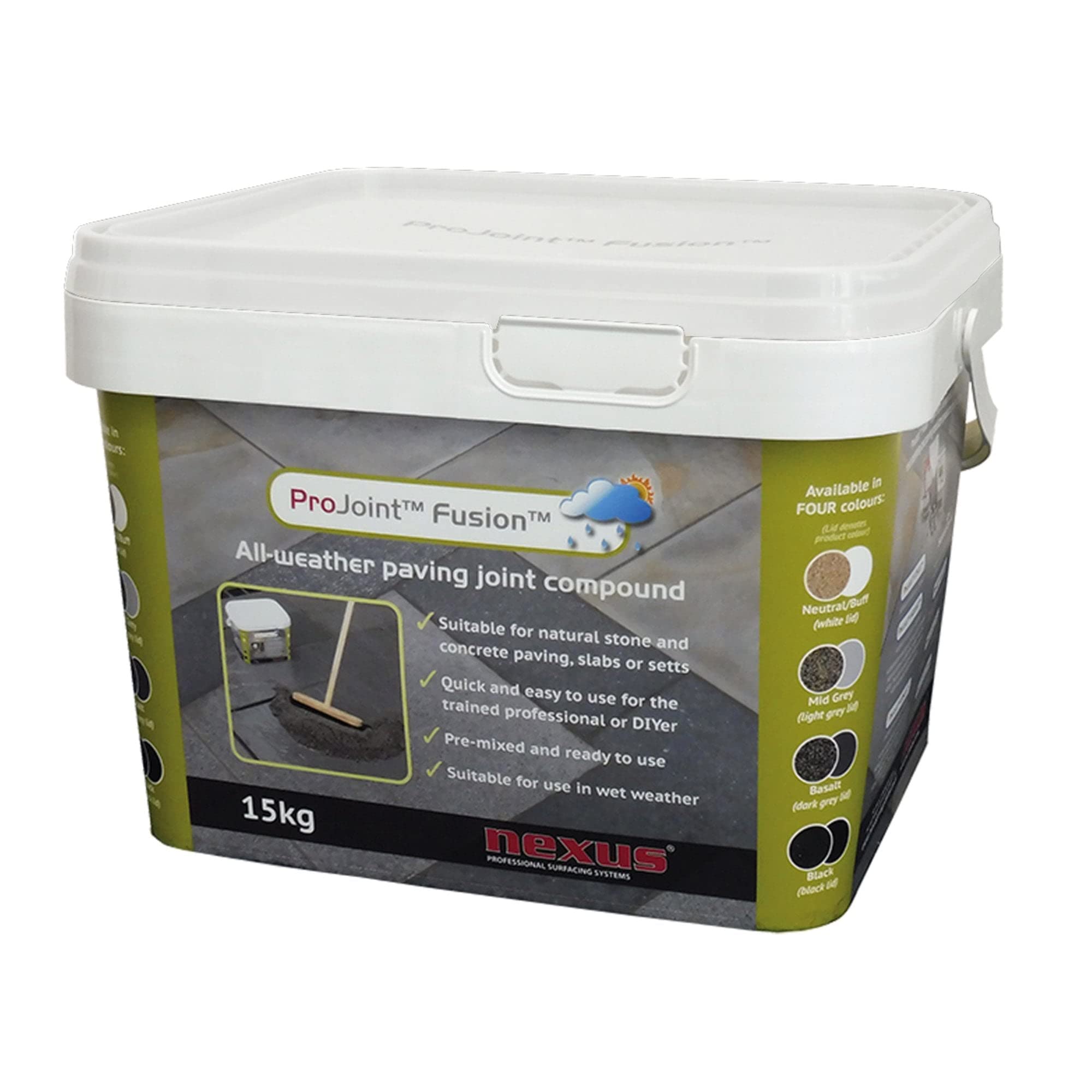 Fusion Neutral Buff All Weather Paving Jointing Compound 15kg
