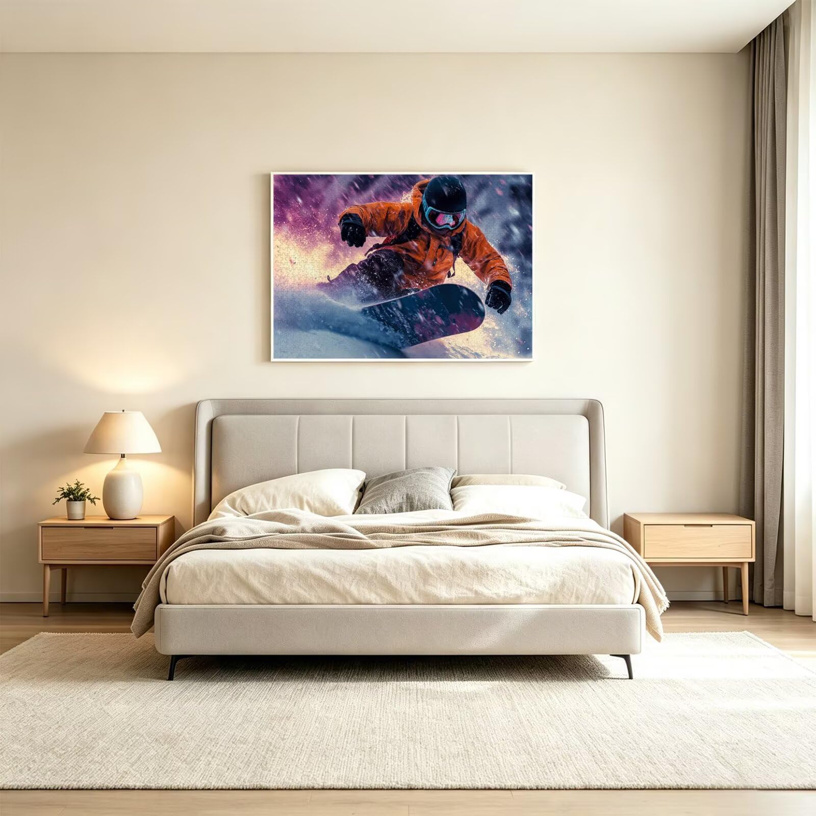Puzzle dla dorosłych 2000, ćwiczenia narciarskie, 99 x 70 cm, n-307
