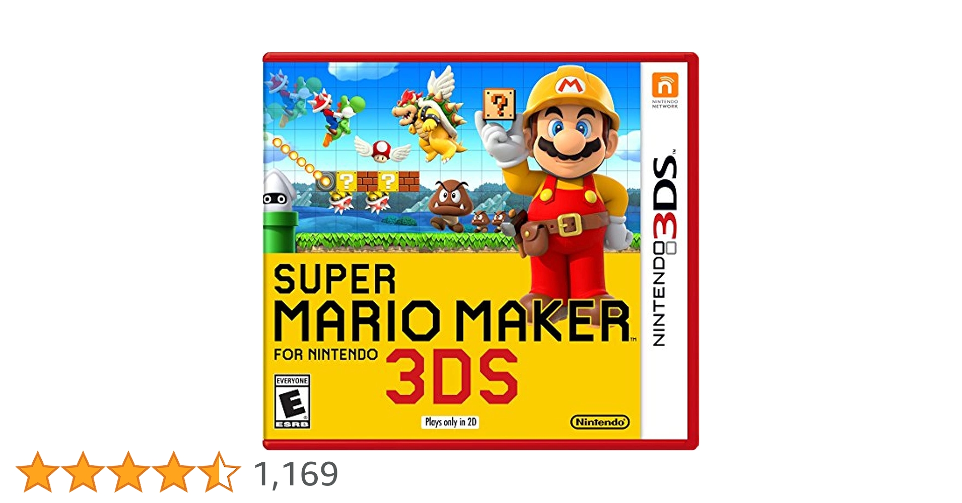 その他 SUPER MARIO MAKER for NINTENDO 3DS Nintendo Super Mario Maker Game for Nintendo 3DS