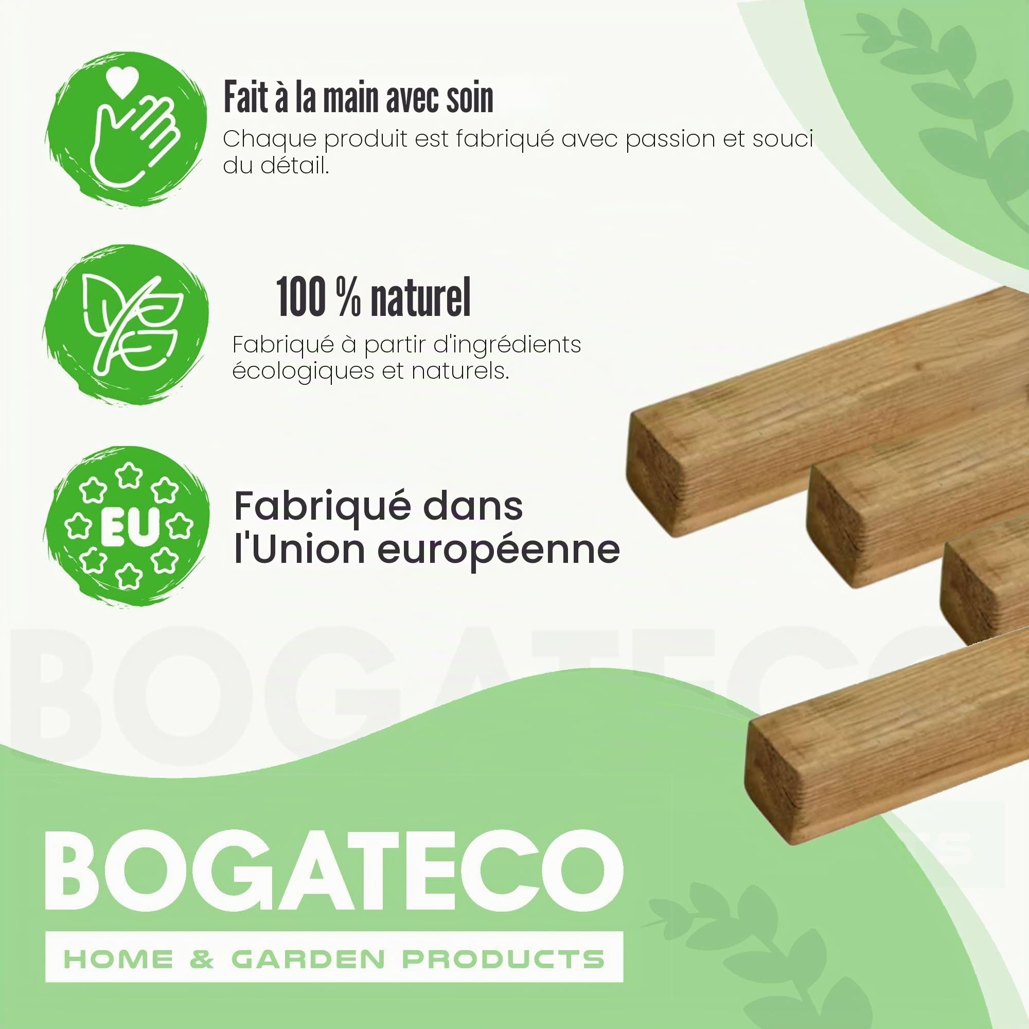 BOGATECO Transat de Jardin Pliable en Bois avec Coussin - Chilienne de Terrasse et Balcon - Chaise Longue Extérieur - Bain de Soleil Pliant - 100 x 55 x 90 cm - Brun foncé