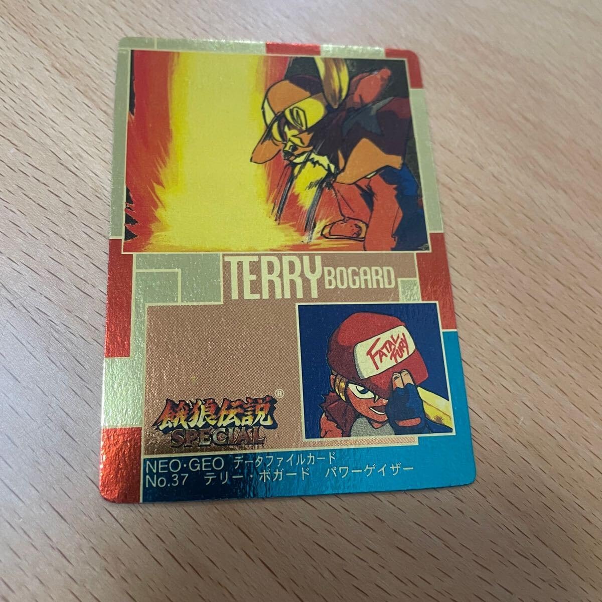 餓狼伝説 カードダス データファイルカード テリーボガード ネオジオ