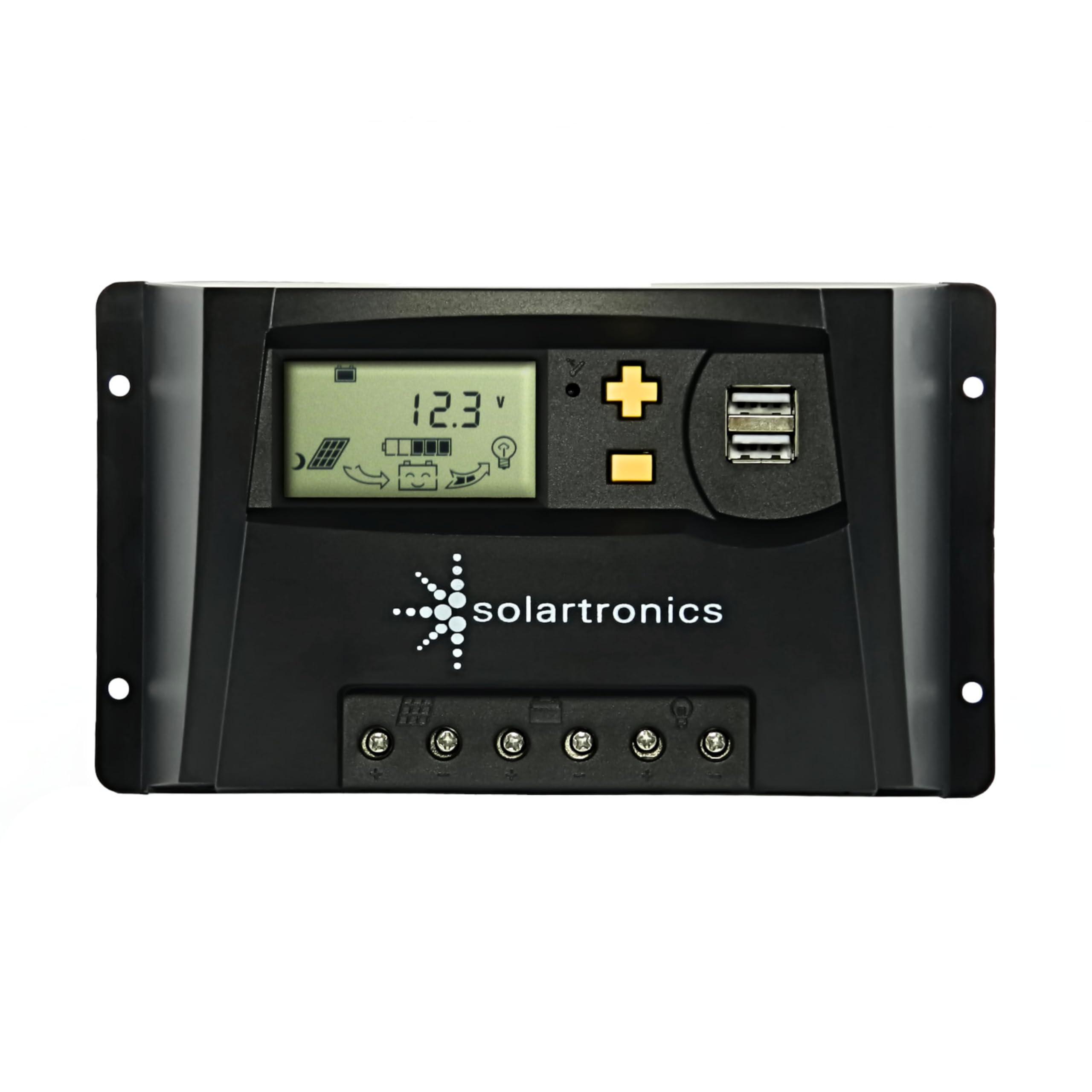 solartronics Regulator ładowania G 12 V/24 V, żółty, 10 A, 20 A, 30 A, 40 A, 50 A, solarny regulator ładowania Solar PV (20 A)
