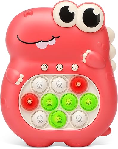 SYAEQ Juego de bolsillo para niños, consola de juegos competitiva de burbujas de empuje rápido, consola de juegos de descompresión creativa, máquina