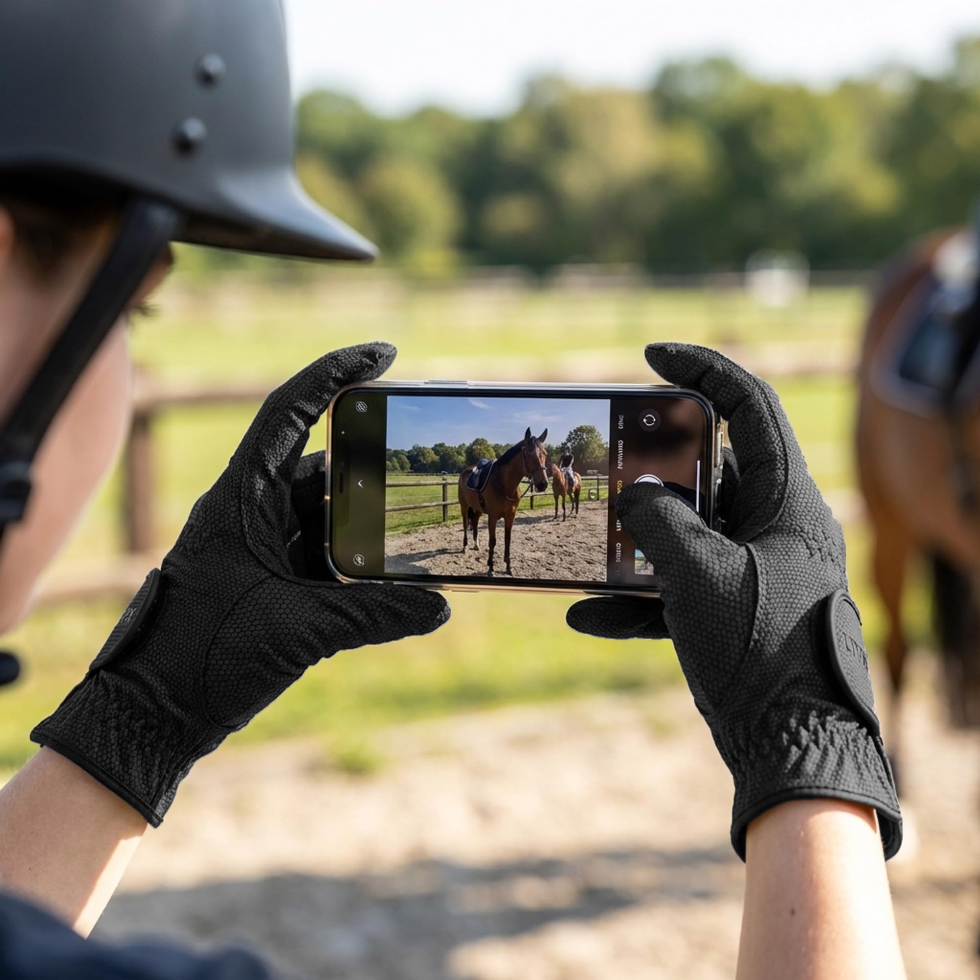 Uvex Sportstyle - Gants d’équitation Élastiques pour Hommes et Femmes - Excellente Adhérence et Durable - Compatible avec Un Écran Tactile