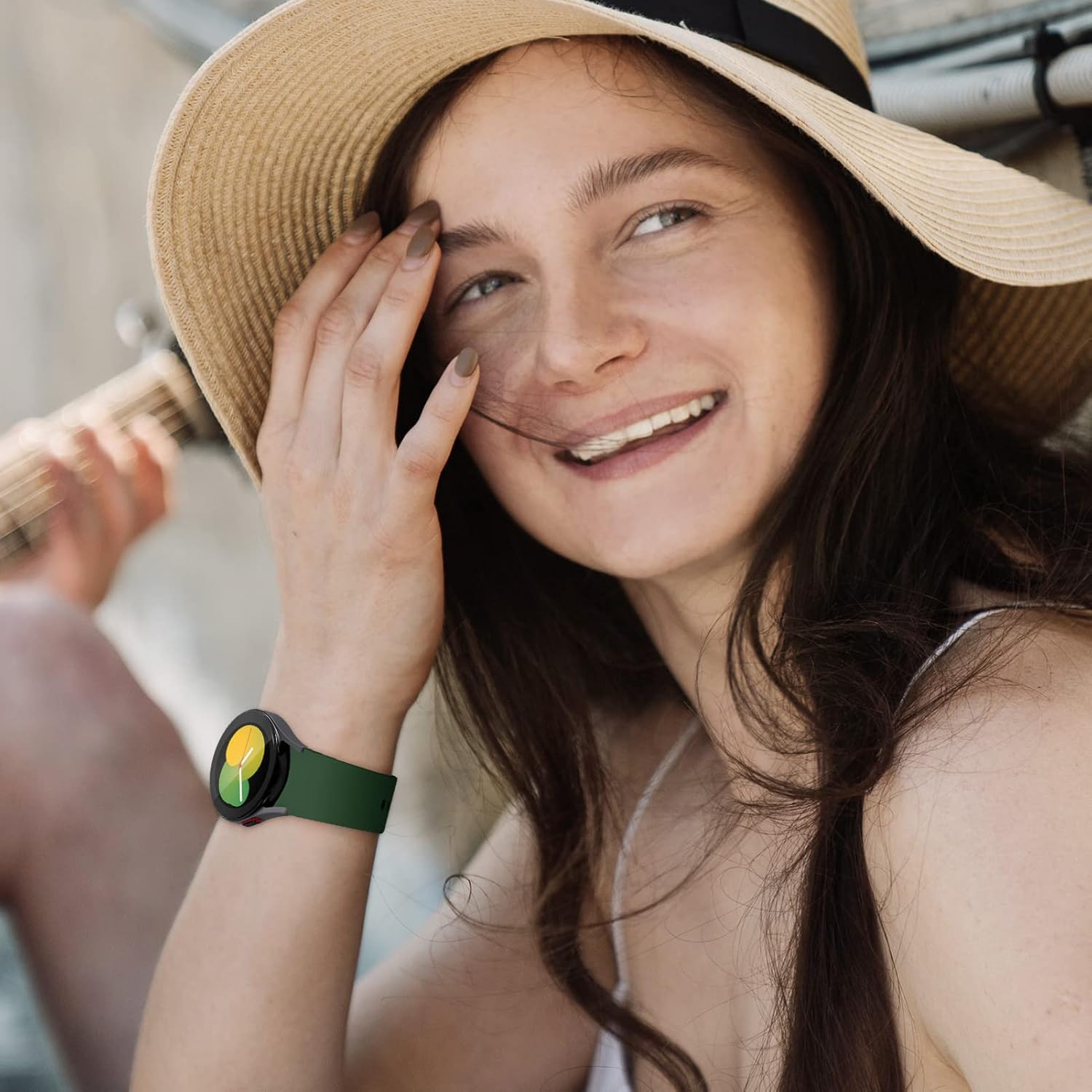 No Gap Bands Compatible for Samsung Galaxy Watch 7 6 5 4 FE 40mm 44mm/5 Pro 45mm/6 Classic 43mm 47mm/4 Classic 42mm 46mm Band,20mm Silicone Soft Sport Watch Band Women Men - Image 3