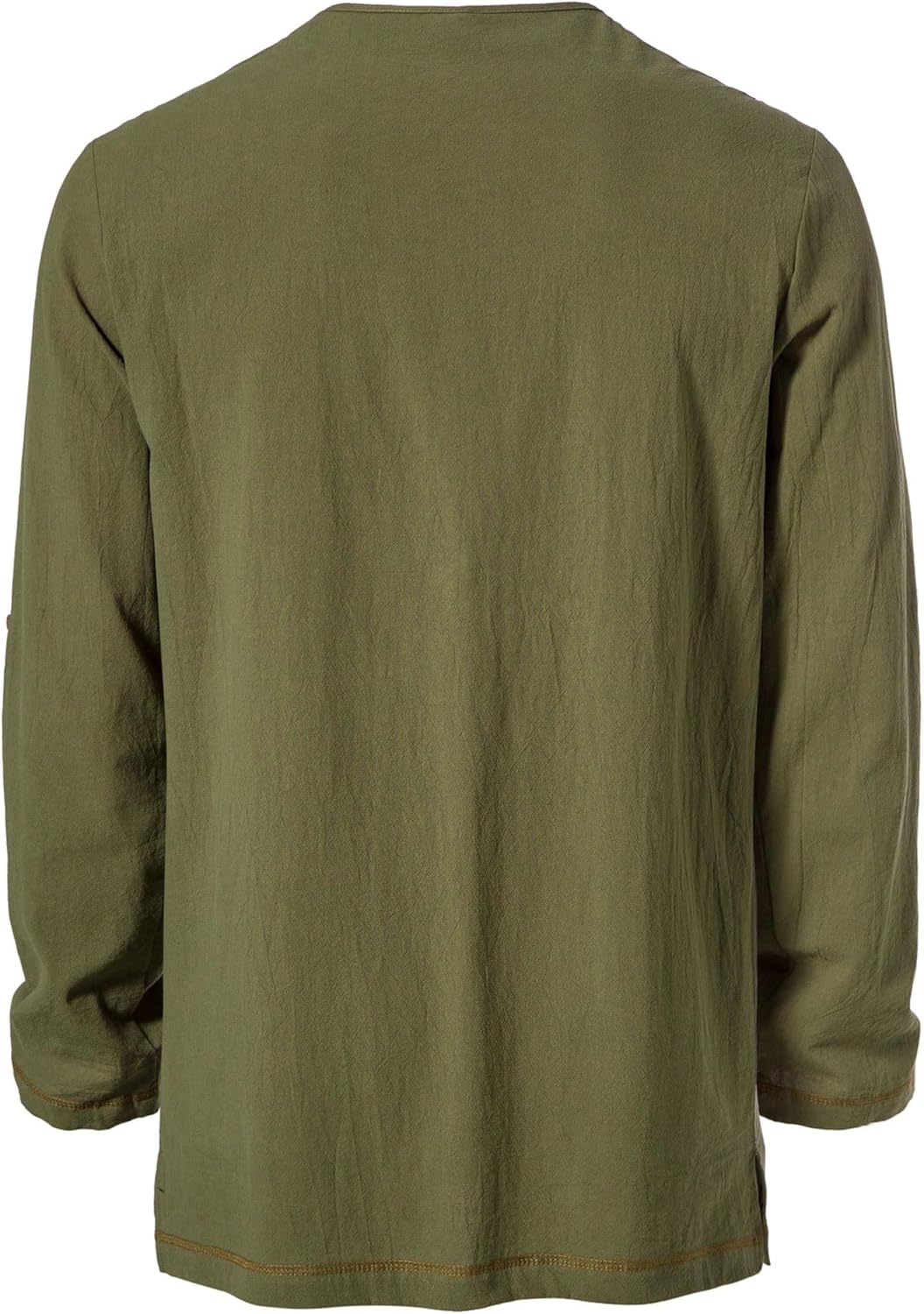 JEMITOP Men's Pure Cotton Vintage Lace Up Shirts for Pirate Renaissance Viking Medieval Costume Without Belt - Image 5