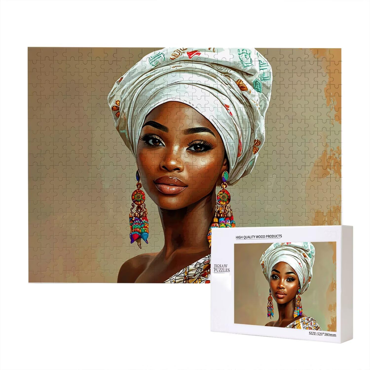 Jigsaw Puzzle, 1000 Pezzi Puzzle Classici, Donna NeraPuzzle Rilassamento Intelligence, Mpossibile Difficile Puzzle Impegnativo per Adulti Puzzle Gioco Familiare, Regalo per Amore Amico fr0-1181