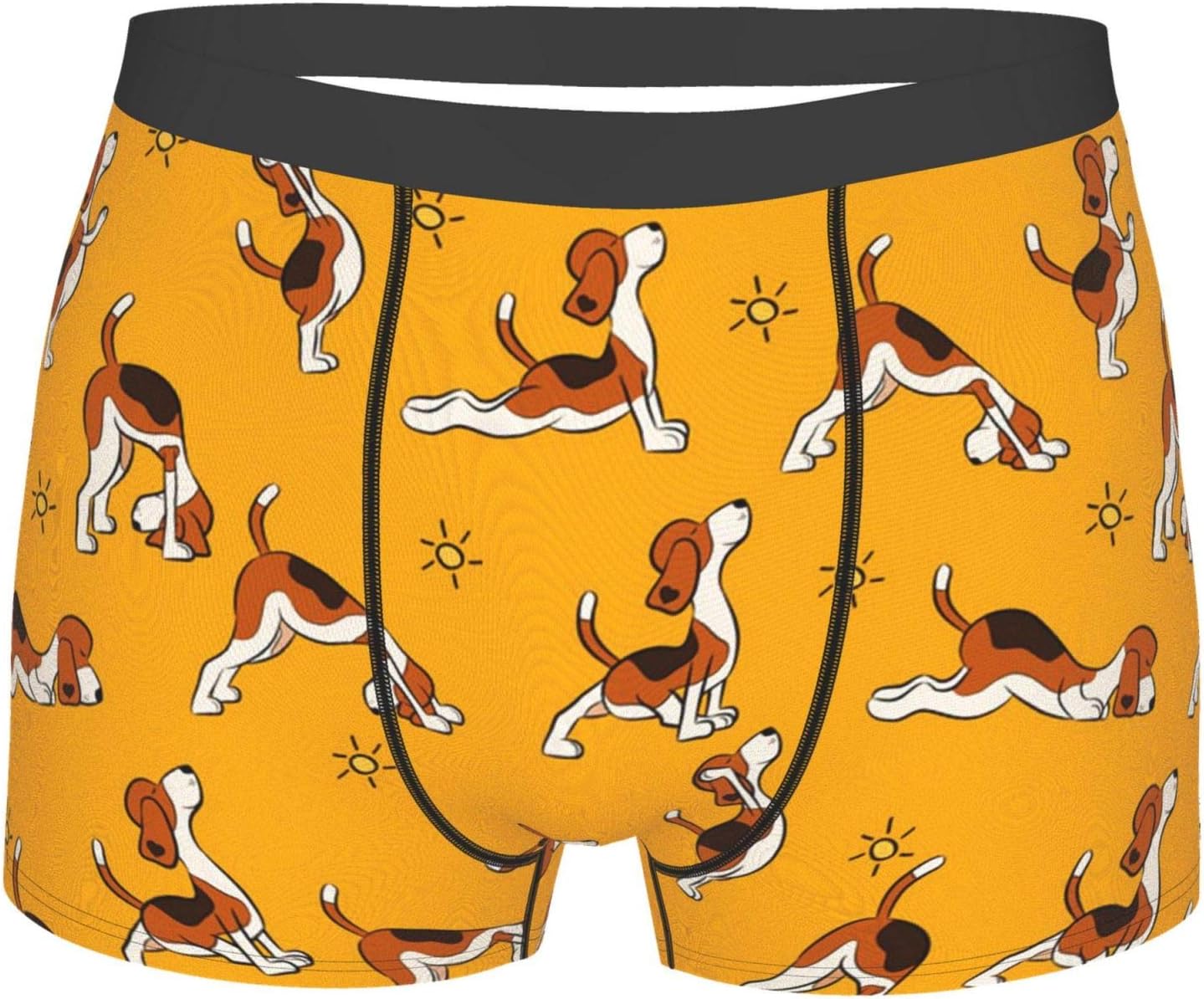 BLACK SP Funny Cartoon Dog Men's Funny Underwear Boxer