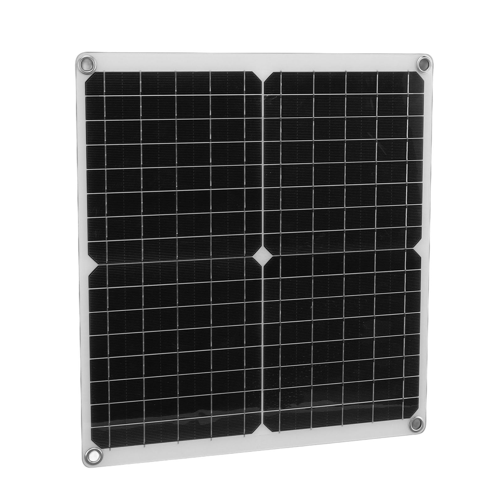 Hyuduo Pannello Solare Kit Modulo Solare da 25 W con Controller 100 A Protezione del Circuito di Uscita Stabile Installazione Semplice per Strumenti di Illuminazione da Campeggio per