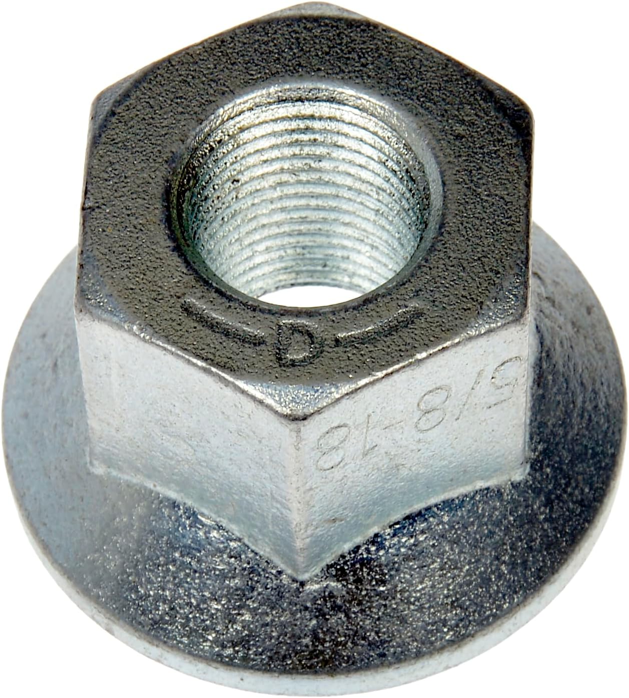 Dorman 611-057 Wheel Nut 5/8-18 Flanged Flat Face - 1-1/8 in. Hex, 1-1/16 in. Length Compatible with Select Dodge Models, 10 Pack