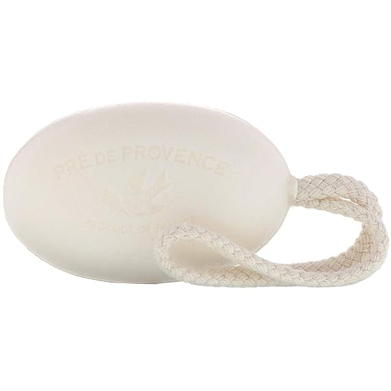 Pre de Provence Soap on a Rope Shea Butter Enriched French Bar Soap, 200g, Bergamot & Thyme