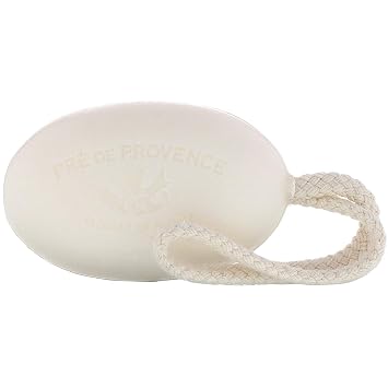 Pre de Provence Soap on a Rope Shea Butter Enriched French Bar Soap, 200g, Bergamot & Thyme