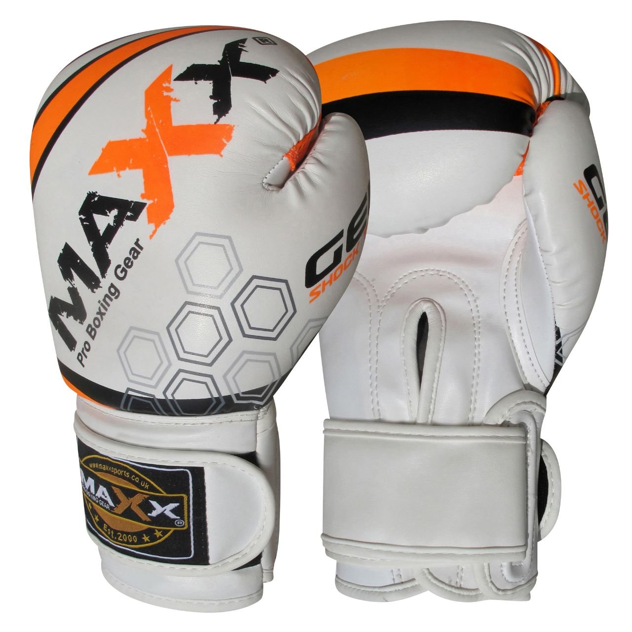 Buy Maxx black gold star boxing gloves Rex leather 8oz 16oz Online at