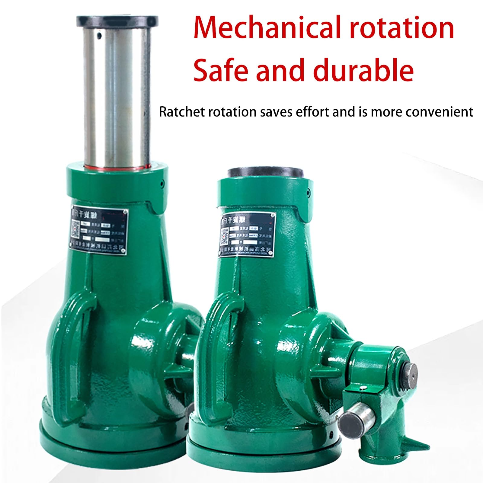 Sollevatore a vite ad alta resistenza 3-100 tonnellate martinetto meccanico per auto manutenzione / ingegneria sollevamento sollevamento design autobloccante con elevata capacità di carico
