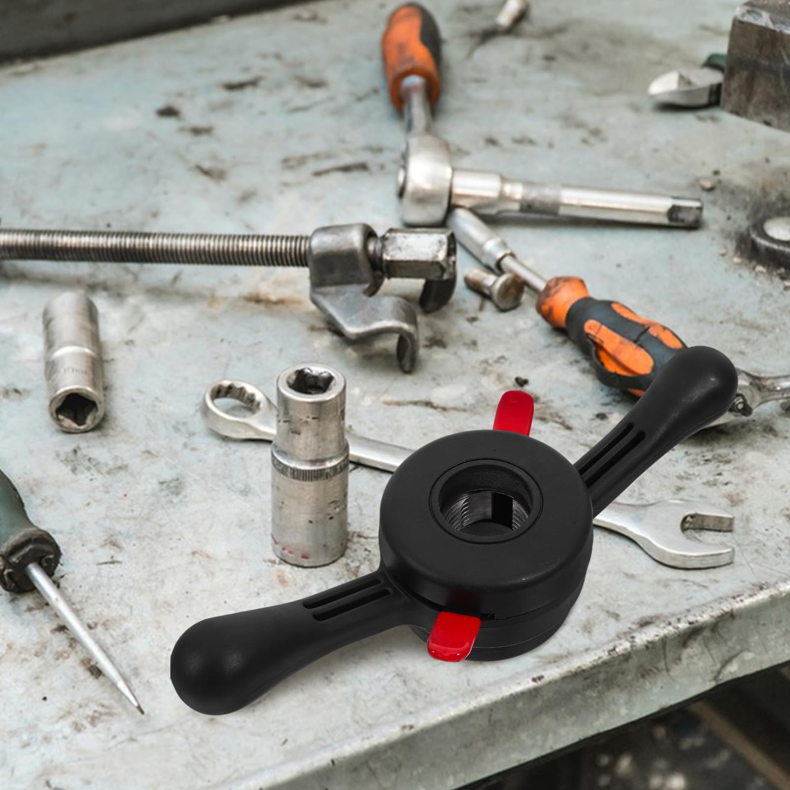 Anneome Motorradradwuchtgerät aus Nylon Leicht und Robuste Konstruktion 38mmx3mm Schnellverschluss Werkzeug zum Reifenwechsel und Radwuchten für Auto und Motorrad