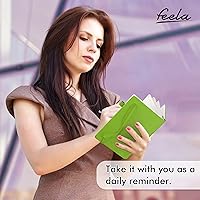 Vista 6 de feela Paquete de 3 cuadernos diarios a granel, cuadernos de tapa dura clásicos rayados con soporte para bolígrafo para mujeres y niñas, suministros