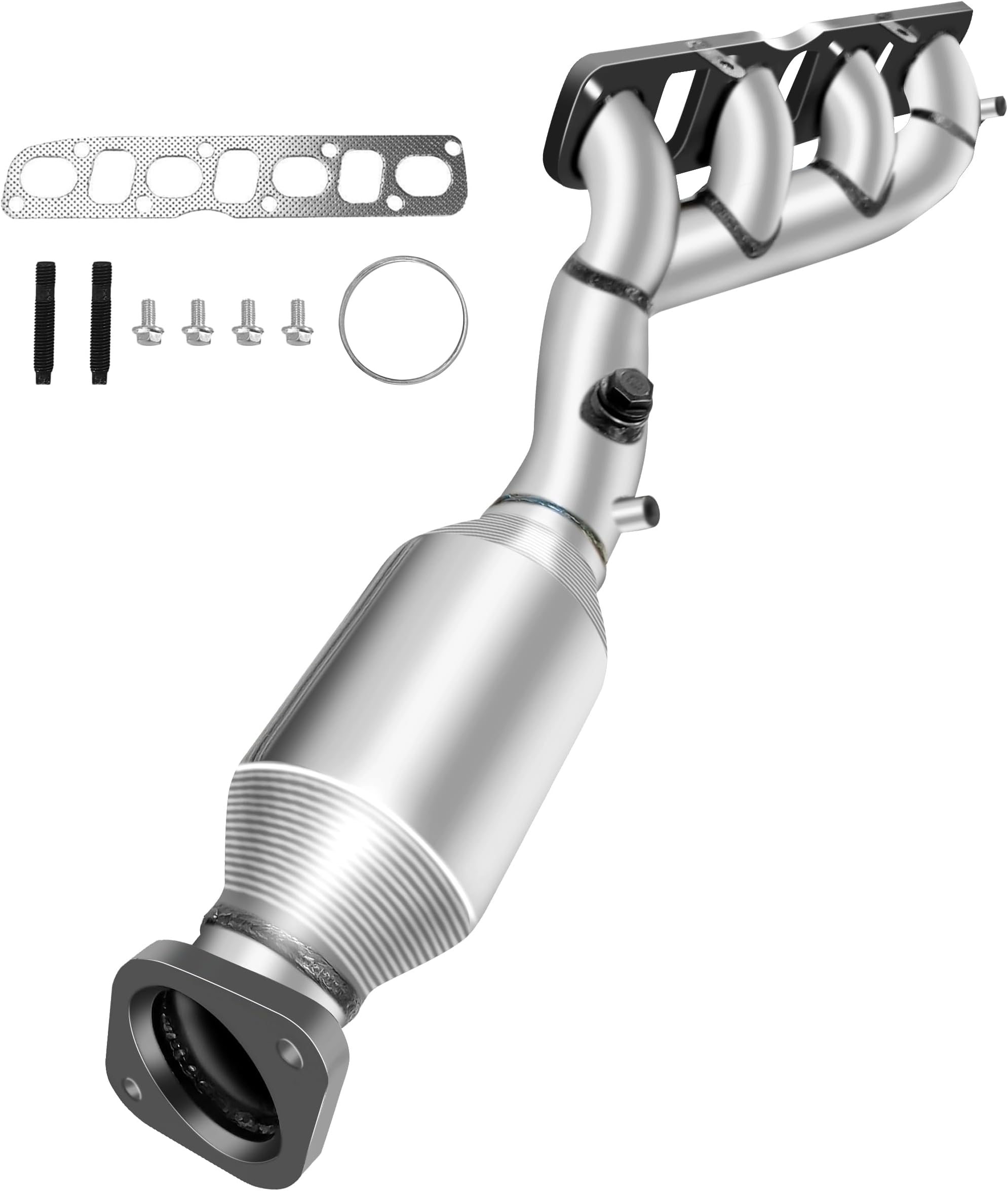 FortunaFlow Catalytic Converter Exhaust Manifold - High Flow, EPA Compliant For 2004-2015 Nissan Titan/Armada/Pathfinder 5.6L (Bank 2, Right Front) - View #8
