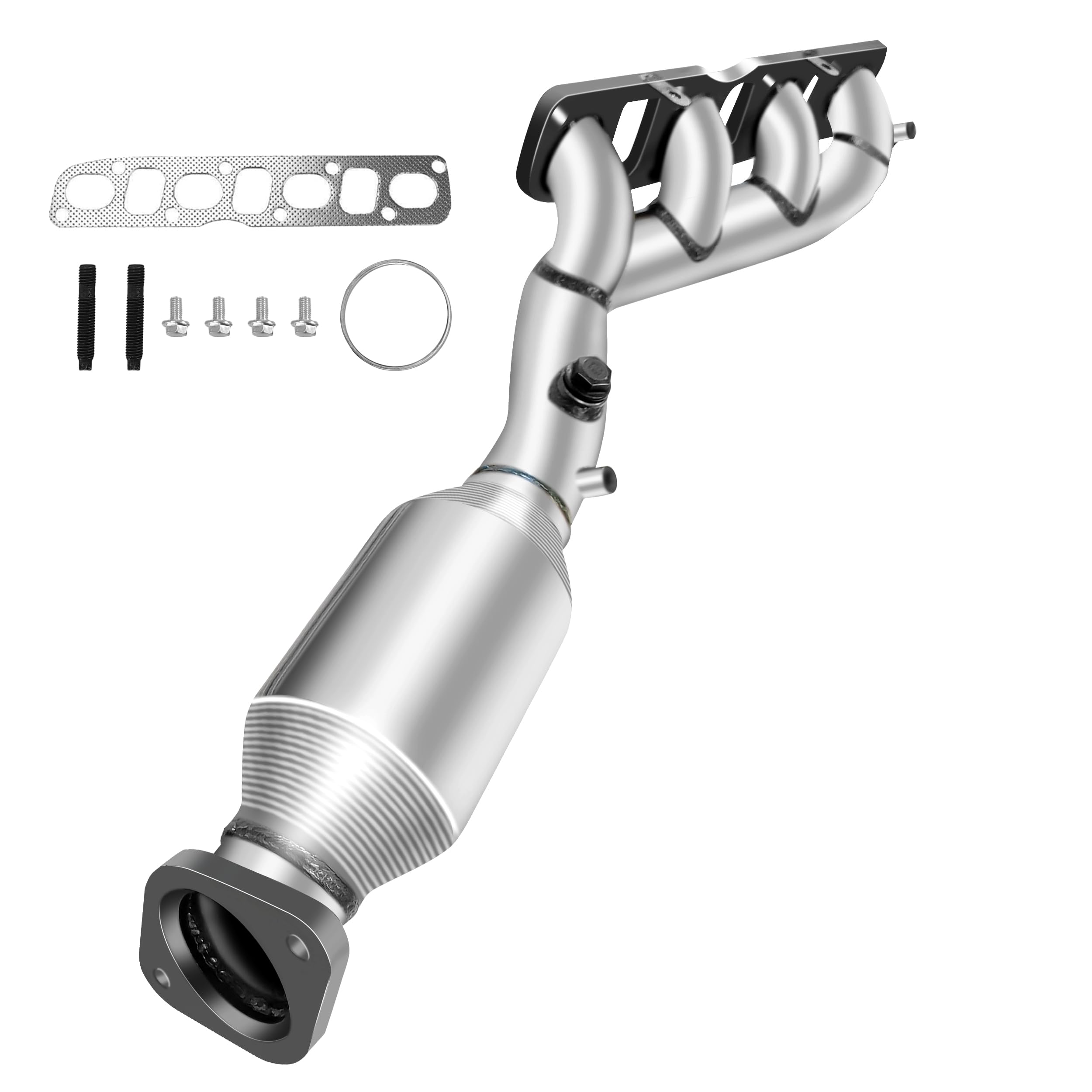 FortunaFlow Catalytic Converter Exhaust Manifold - High Flow, EPA Compliant For 2004-2015 Nissan Titan/Armada/Pathfinder 5.6L (Bank 2, Right Front) - View #9