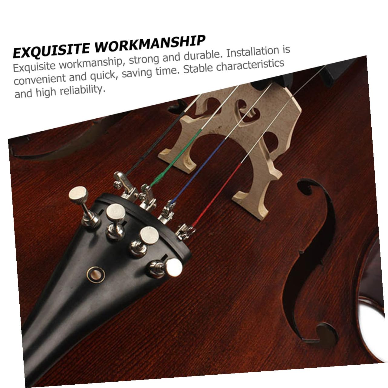 Ebenholz-cello-zubehör Ersatzteile für Ebenholz-cello Cellozubehör Pflege für Ebenholz-cellos Cellobedarf Zufällige Farbe