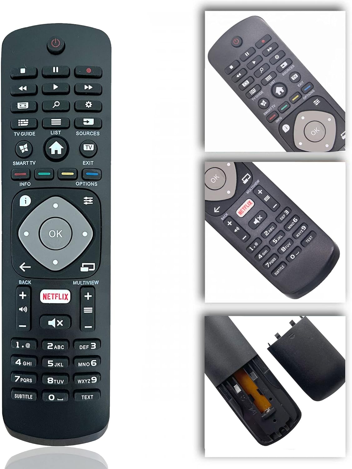 FOXRMT Replacement Philips TV Remote Control, Replacement Philips