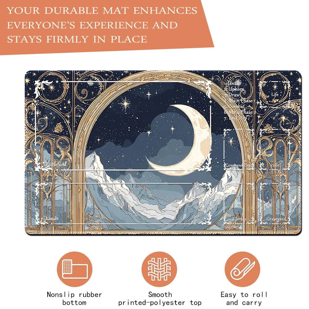 MTG Playmat,With Waterproof Storage black Bag Szie 60 x 35CM - Image 3
