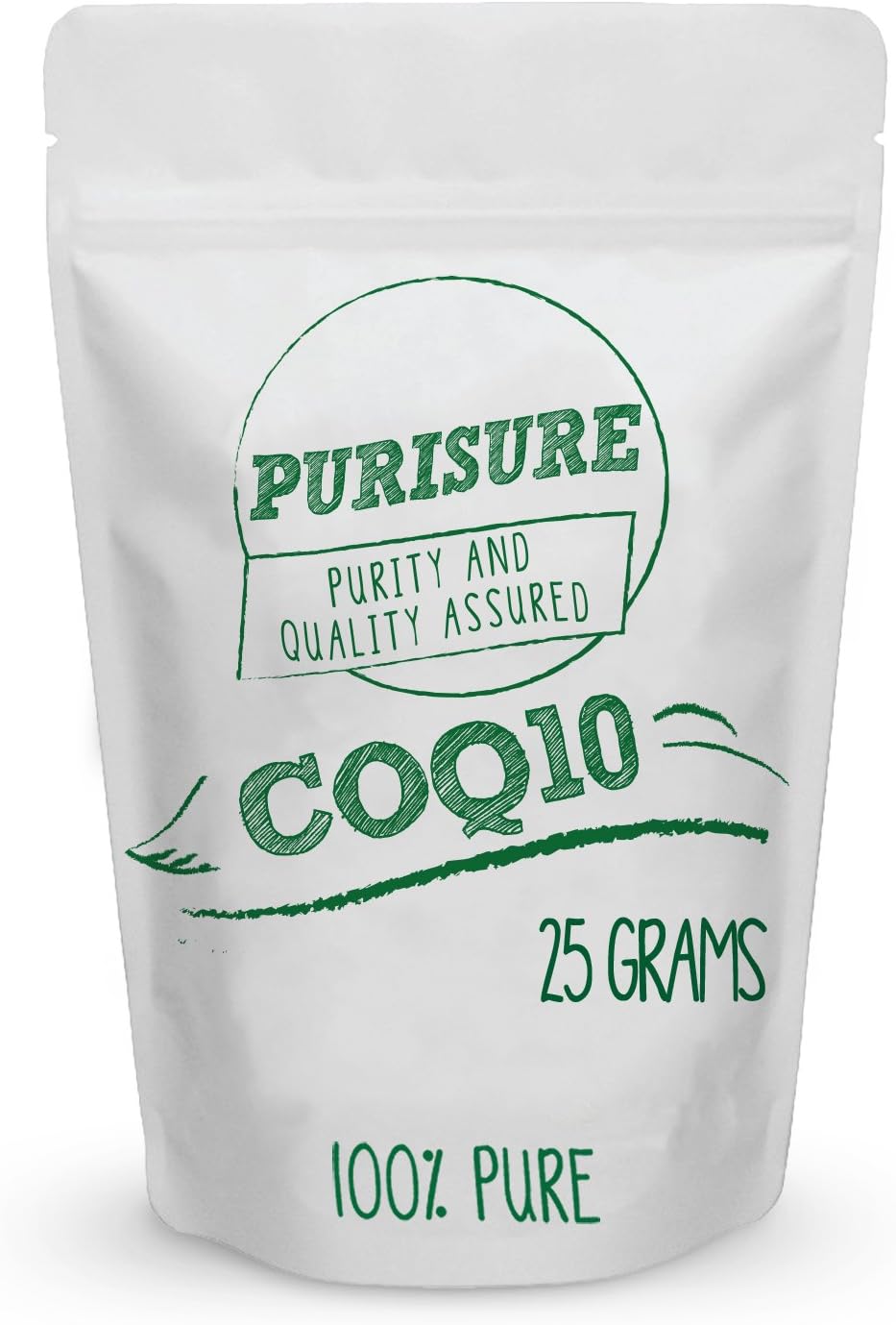 CoQ10 Powder 25g (125 Servings), Increase, Energy and Physical Performance, Enhanced Cardiovascular Heart Health, Cognitive Enhancer, Mood Support, Improved Workout Performance
