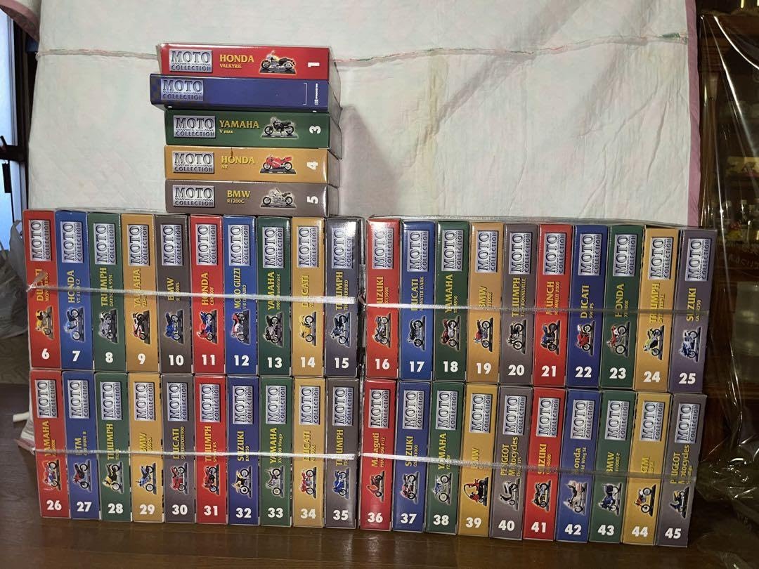 ディアゴスティーニ　モトコレクション　ミニバイク　ミニカー　全45巻コンプリート ディアゴスティーニ モトコレクション ミニバイク ミニカー 全45巻
