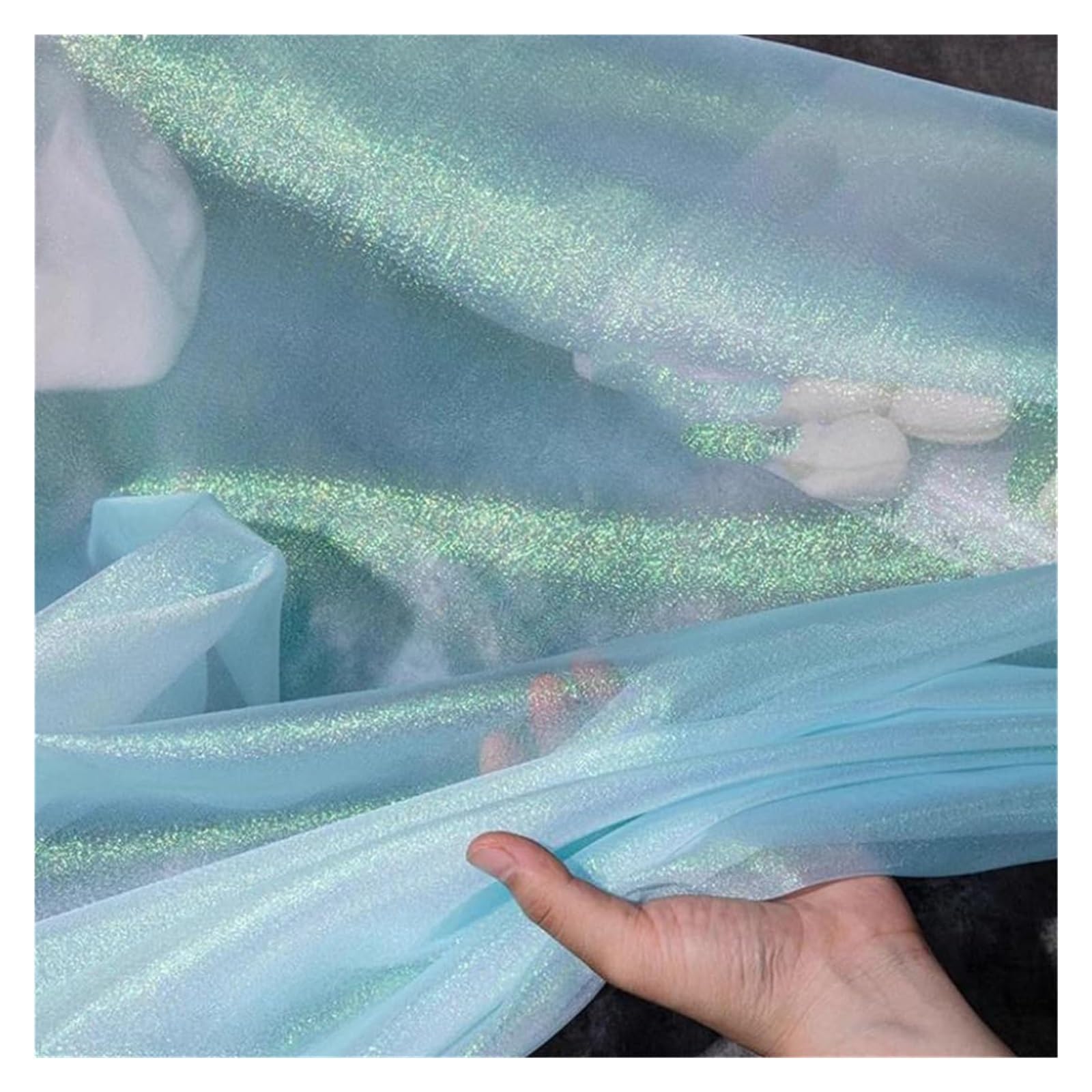 Organza Fabric， Organza Fabric for Sewing, Multicolor, 150cm x 100cm(14)