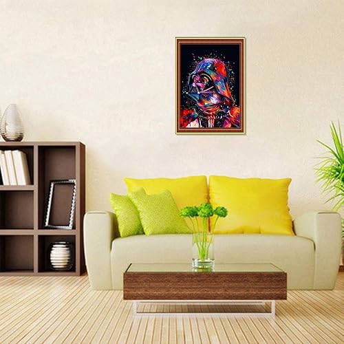 Miniatura 7 de UNIME - Kit de pintura de diamantes 5D de taladro completo, kit de pintura de diamantes de imitación para adultos y principiantes, manualidades de