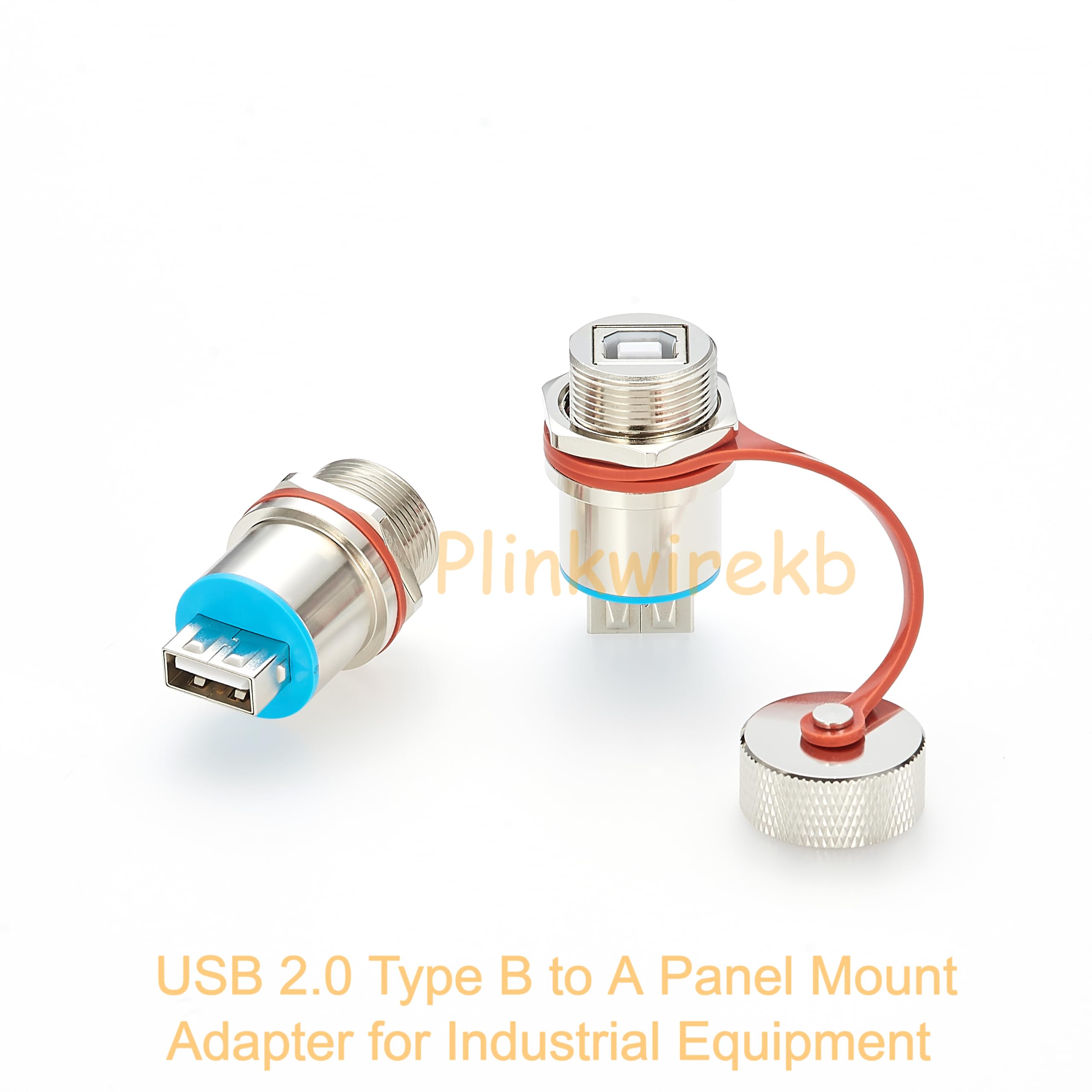 USB 2.0 typ B na A adapter panel Mount IP67