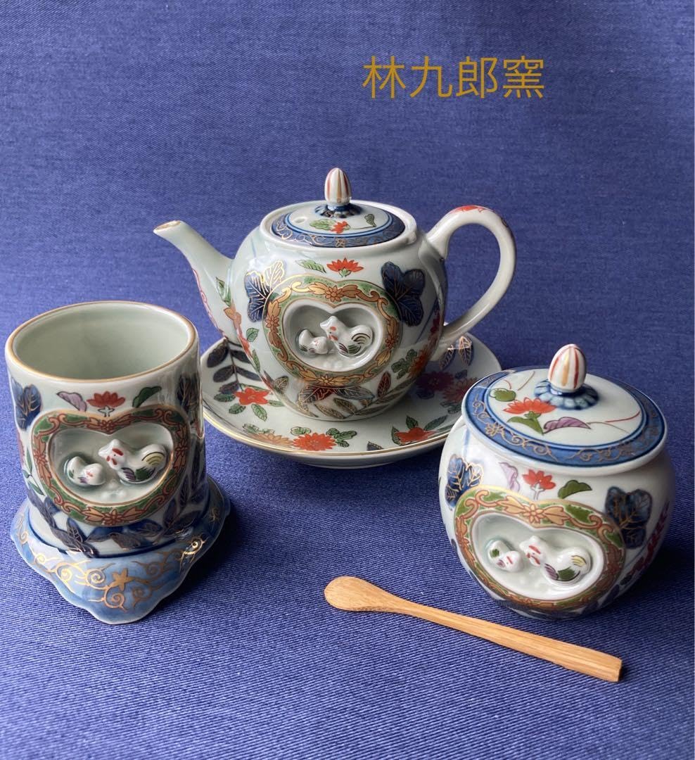 有田焼　林九郎窯　古伊万里　窓鶏　調味揃　和食器 有田焼 林九郎窯 古伊万里 窓鶏 調味揃 和食器 林九郎窯(波佐見