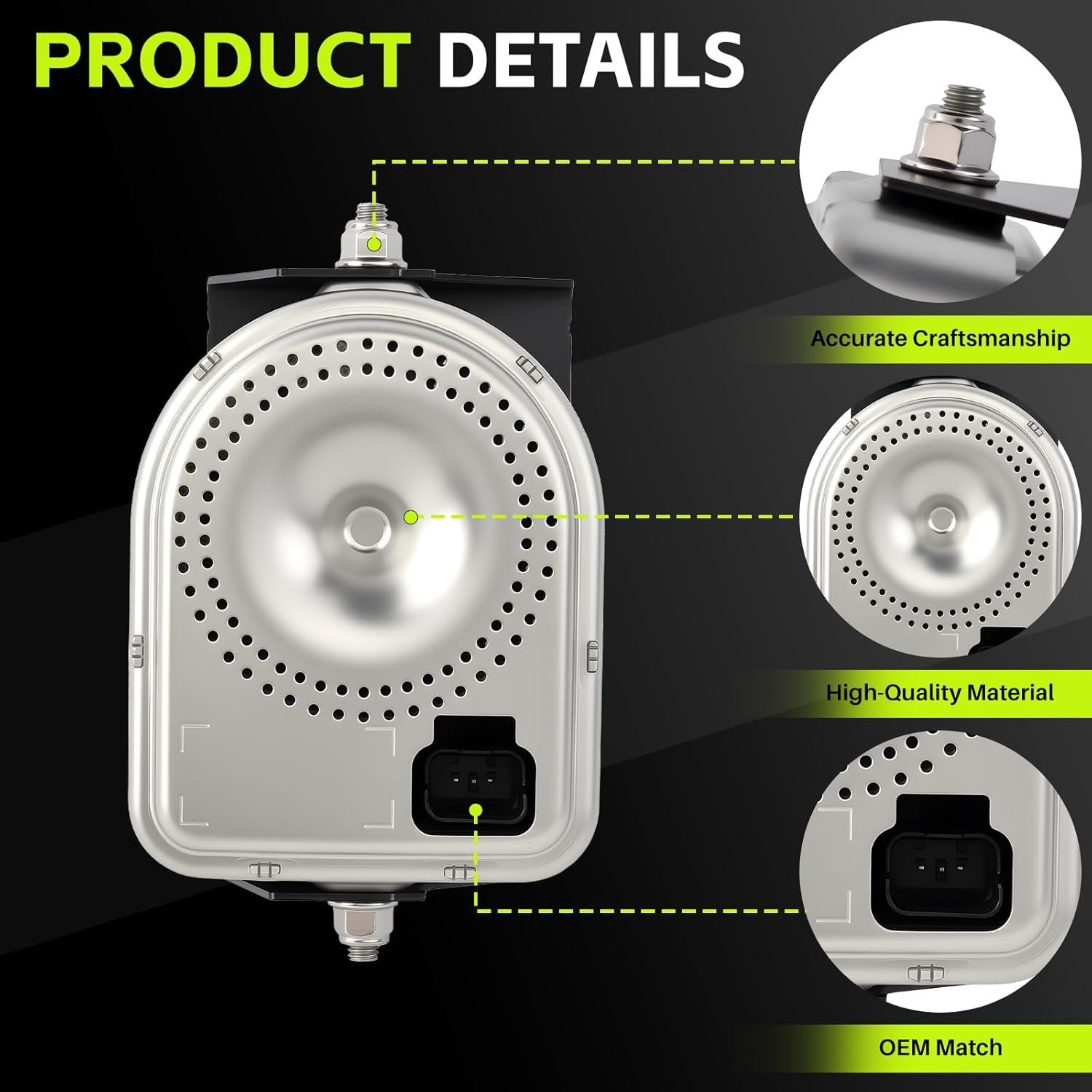 30659883 Alarm Siren Compatible with Volvo S60/V60/V70/S80/XC60/XC70 Replace 30659882 31623972