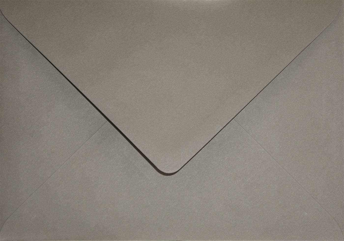 Netuno 100 Graphite Coloured envelopes B6 125 x 175 mm 4.9 x 6.9 in 115gsm Sirio Color Anthracite Pointed Flap Colourful envelopes for Greeting Cards Christmas Cards Wedding Invitations Birthdays — image 1