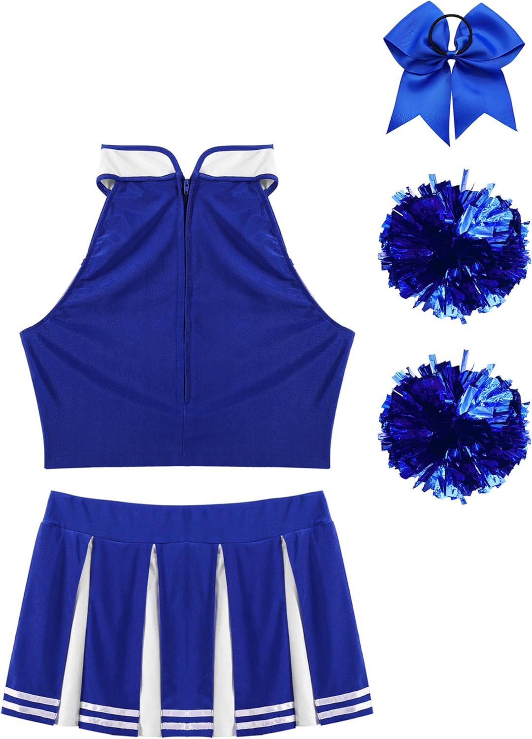 Women Cheerleading Uniform Dance Costume Adult Sports Outfit Cheer Leader Performance Costume