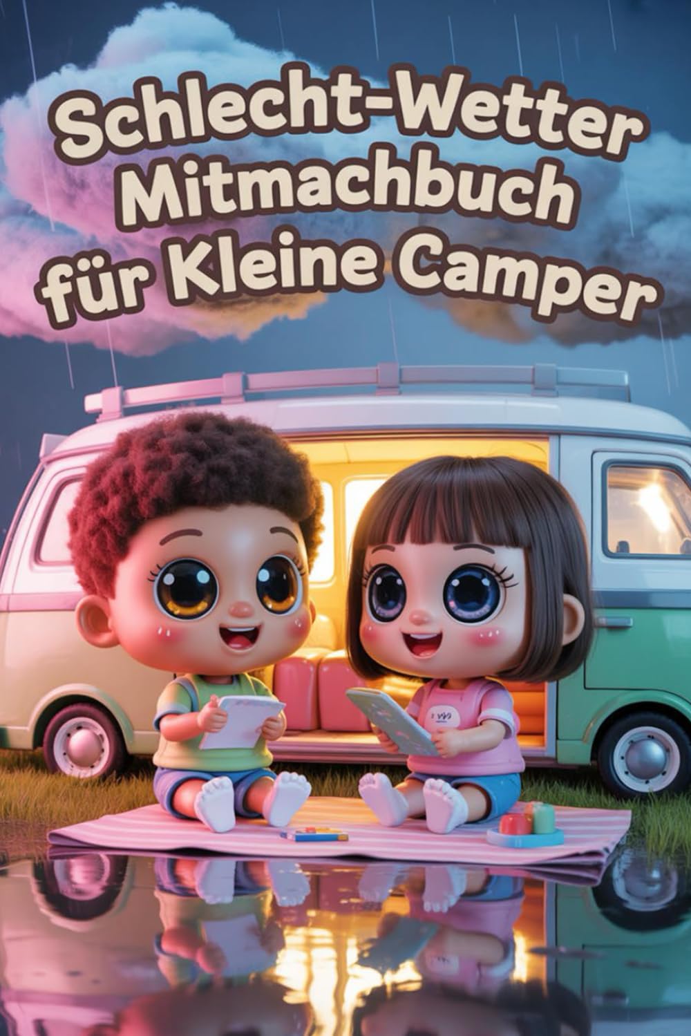 Schlecht-Wetter Mitmachbuch für kleine Camper – das Must-have für alle Familien, die auch bei Regen echte Abenteuer erleben wollen!: Beschäftigt ... Fahrten oder gemütlichen Abenden im Camper