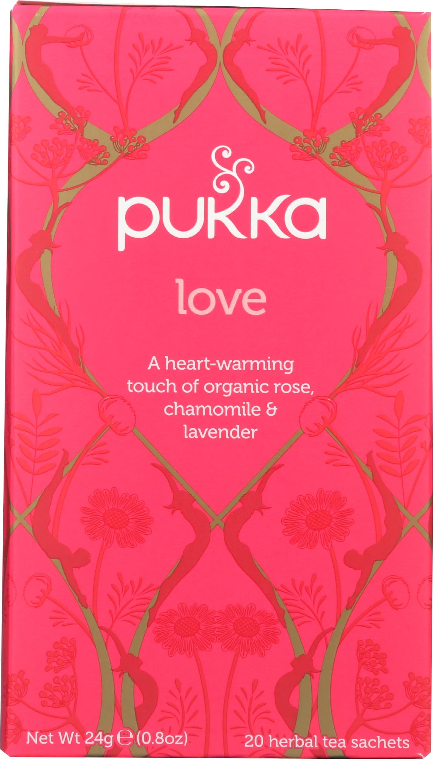 Herbs Love Organic Herbal Tea with Chamomile, 20 Envelope Teabags