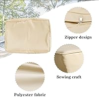 Vista 5 de 14 Piezas Fundas de Cojines para Patio Reemplazo Fundas de Cojines para Sofá de Exterior A Prueba de Salpicaduras Juego de Fundas para Sofá