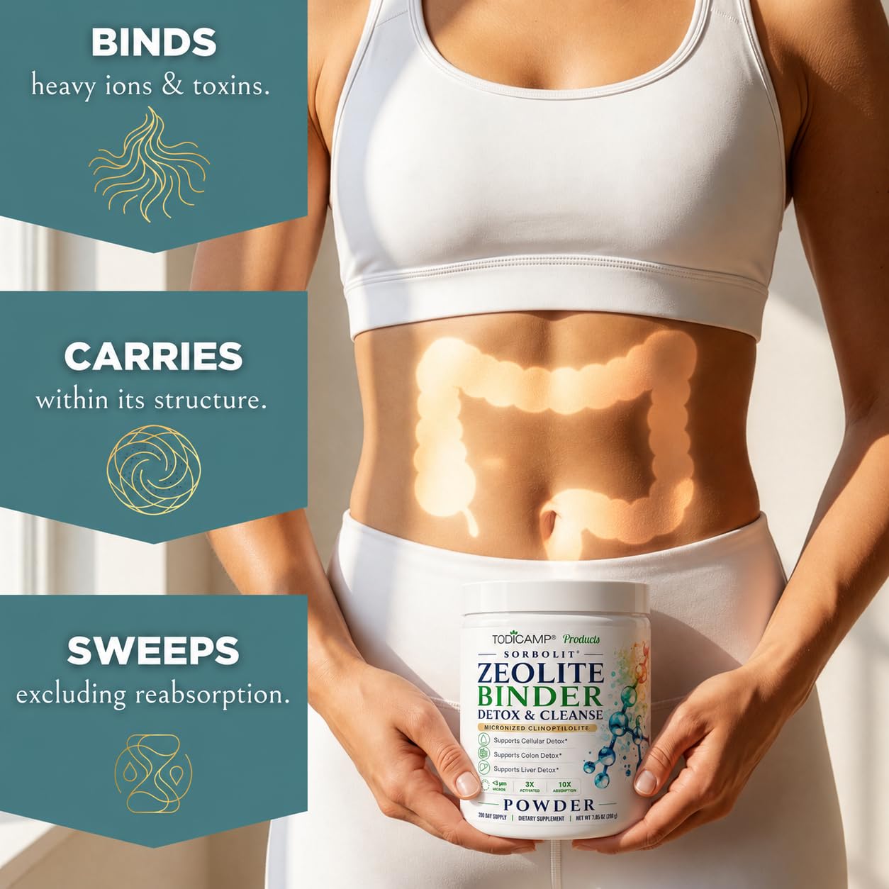 Zeolite Detox Binder - Clinoptilolite Zeolite Powder Binder Detox Cleanse — Amazon image 4