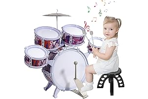 2023 Upgrade Kids Drum Set for Toddlers Beginner Ages 3-12