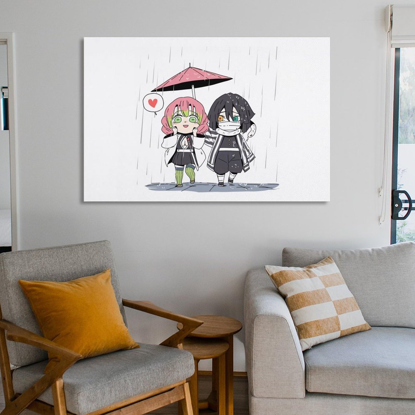 鬼滅の刃 伊黒小芭内 額装品 アートパネル 伊黒小芭内 #鬼滅の刃 #ルービックキューブ