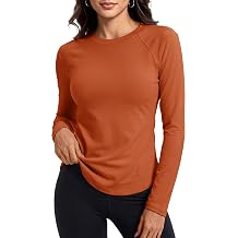 MAGCOMSEN Women's Thermal Tops Long Sleeve Crew Neck Undershirt