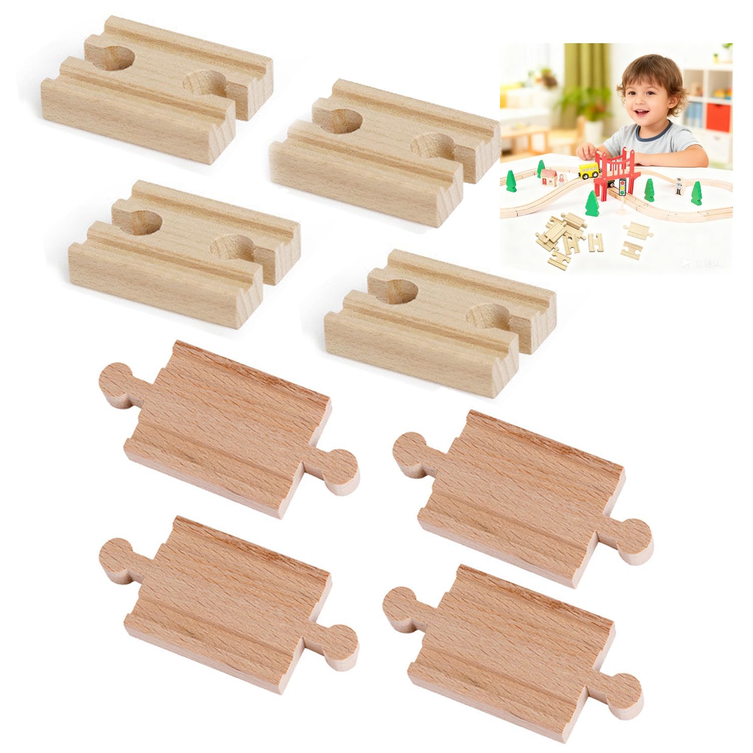 Wooden Train Track