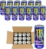 Drink 500ml | Juiced, Zero Sugar, Ultra, Monarch, Fiesta Mango, Strawberry Dreams, VR46, Punch & More | High Caffeine Sports Energy Drink (Pack 12, Lewis Hamilton)